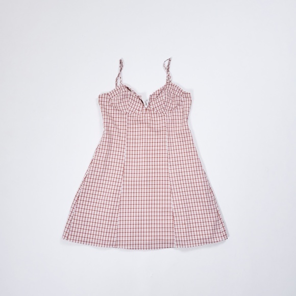 Princess polly mini dress plaid checkered - Picture 1 of 6